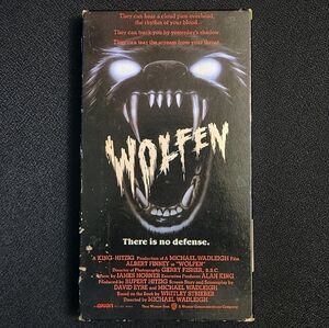 Vintage 80s Wolfen VHS Horror Movie